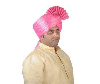 Jari Tickli Cream Kolhapuri Pheta Turban 3