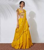 Amber Lehenga Choli And Dupatta Set