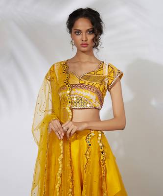 Amber Lehenga Choli And Dupatta Set 3