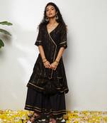 Black Naazgul Kurta Set
