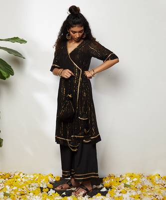 Black Naazgul Kurta Set 2