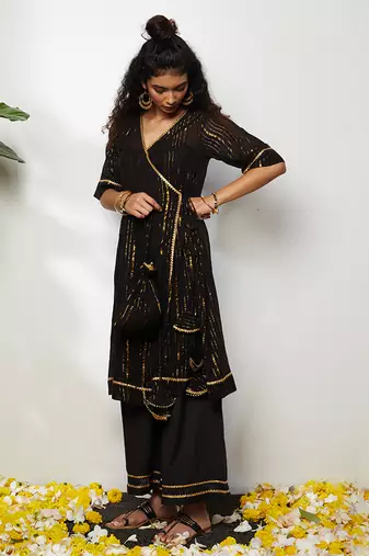 Black Naazgul Kurta Set