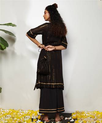 Black Naazgul Kurta Set 4