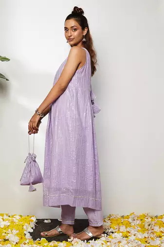 Lavender Johi Kurta Set