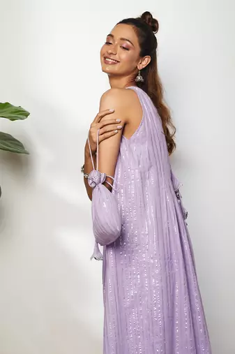 Lavender Johi Kurta Set