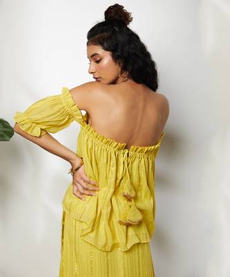 Yellow Layina Skirt Set 5