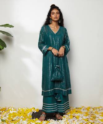 Pine Green Aiza Pant Set 1