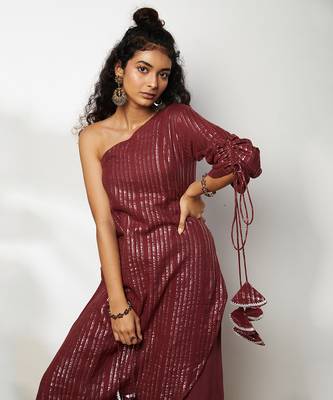 Wine Siza Pant Set 6