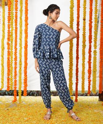 BLUE Top & Pant Set 1