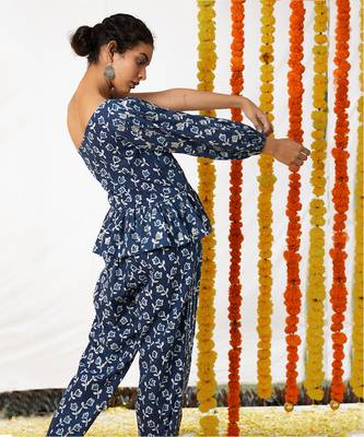 BLUE Top & Pant Set 3