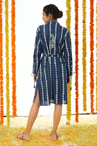 BLUE Shirt Dress