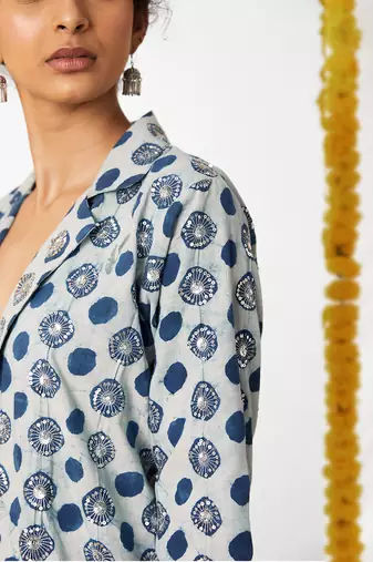 BLUE Polka Dot Co-ord Set
