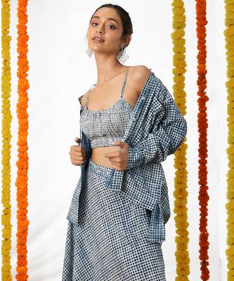 BLUE 3 Piece Co-ord Set 2