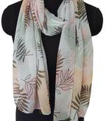 Polyester Printed scarves with tassels