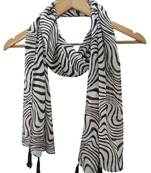 Polyester Printed scarves with tassels