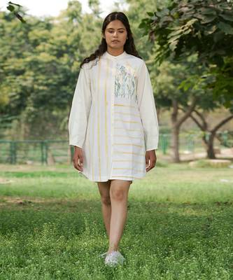 Ivory Marianna Mandarin Shirt 1
