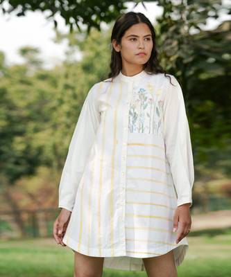 Ivory Marianna Mandarin Shirt 3