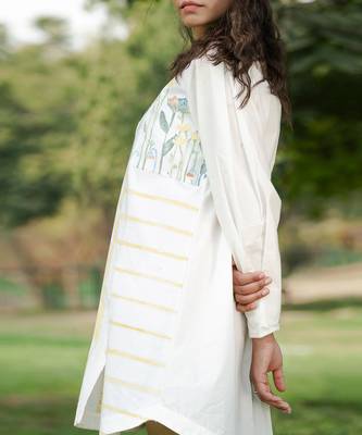 Ivory Marianna Mandarin Shirt 4