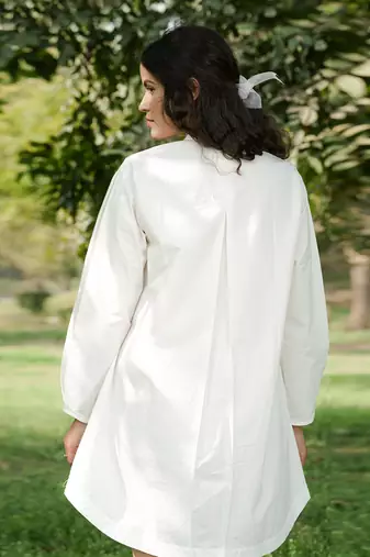 Ivory Marianna Mandarin Shirt