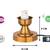 Stylish Table Lamp With Decorated Glass Shade, Round, LED Compatible,(Pack Of 2)