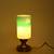 Stylish Table Lamp With Decorated Glass Shade, Round, LED Compatible,(Pack Of 2)