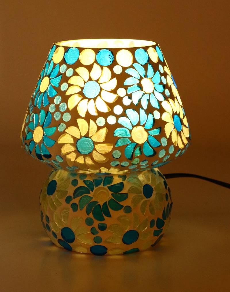 Somil Multi Colour New Handmade Designe Table Lamp