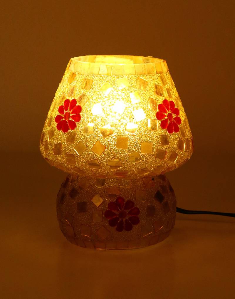Somil Multi Colour New Handmade Designe Table Lamp