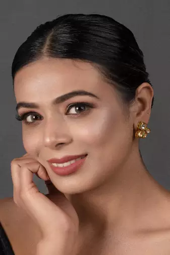 Gold Tone Kundan Inspired Earrings