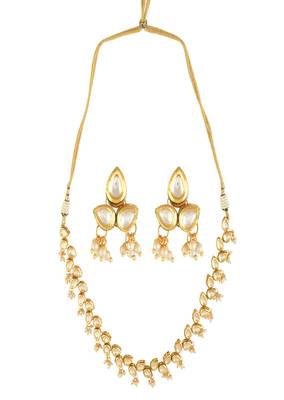 Elegant Tear Drop Shaped Necklace With Earrings 4