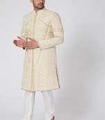 Beige Sherwani