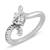 Fashion Combo Made with Swarovski Zirconia Solitaire Solitaire for Women