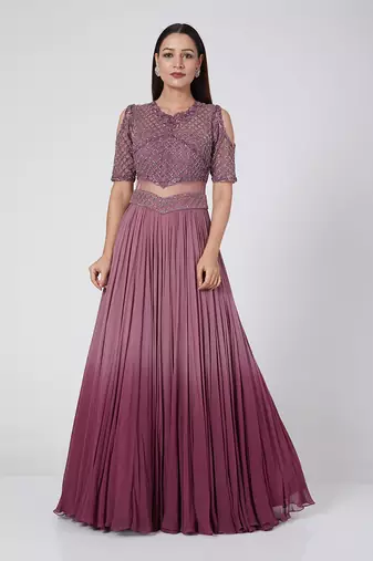 Mauve Top And Skirt