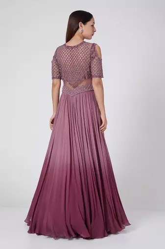 Mauve Top And Skirt