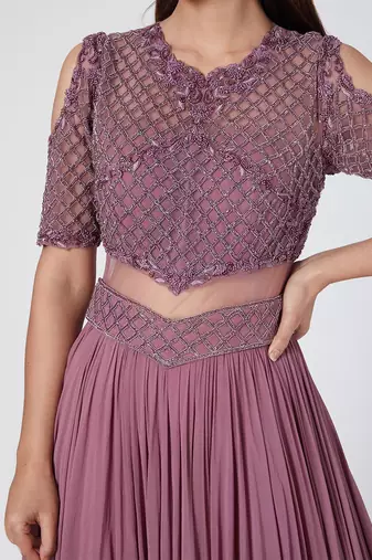 Mauve Top And Skirt