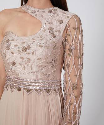 Pastel Peach Gown 3
