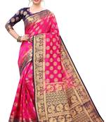 Mr & Mrs Creation Present Pink  Colour Cotton Art Silk Saree With Designer Blouse Pic 