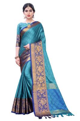 Light Blue Colour Saree 2