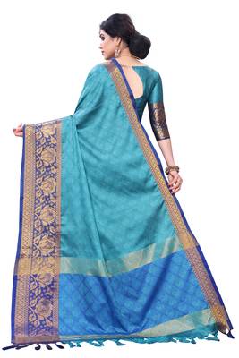 Light Blue Colour Saree 4
