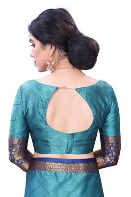 Light Blue Colour Saree 5