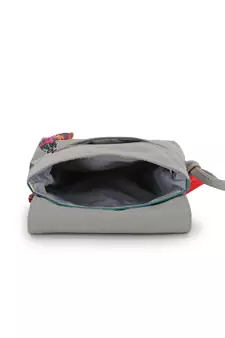 Rangoli Grey & Multi Polycotton & Canvas Abstract Digital Printed Sling Bag