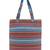 Anekaant Eco-Friendly Blue & Multi Acrylic Dari Striped Handheld Bag