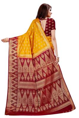 KASHMIRI MODAL HANDLOOM WEAVING SAREE WITH BLOUSE 3