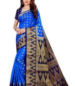 KASHMIRI MODAL HANDLOOM WEAVING SAREE WITH BLOUSE
