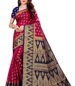 KASHMIRI MODAL HANDLOOM WEAVING SAREE WITH BLOUSE