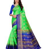 KASHMIRI MODAL HANDLOOM WEAVING SAREE WITH BLOUSE