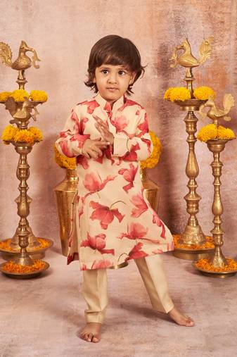 Printed Georgette Kurta Pajama Set