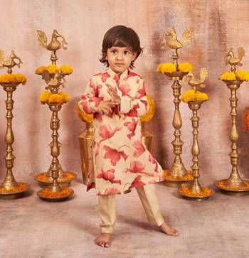 Printed Georgette Kurta Pajama Set 1