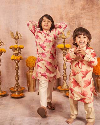 Printed Georgette Kurta Pajama Set 5