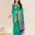 Sweet smile stylish saree with blouse set-MAYRA-SEA GREEN-2