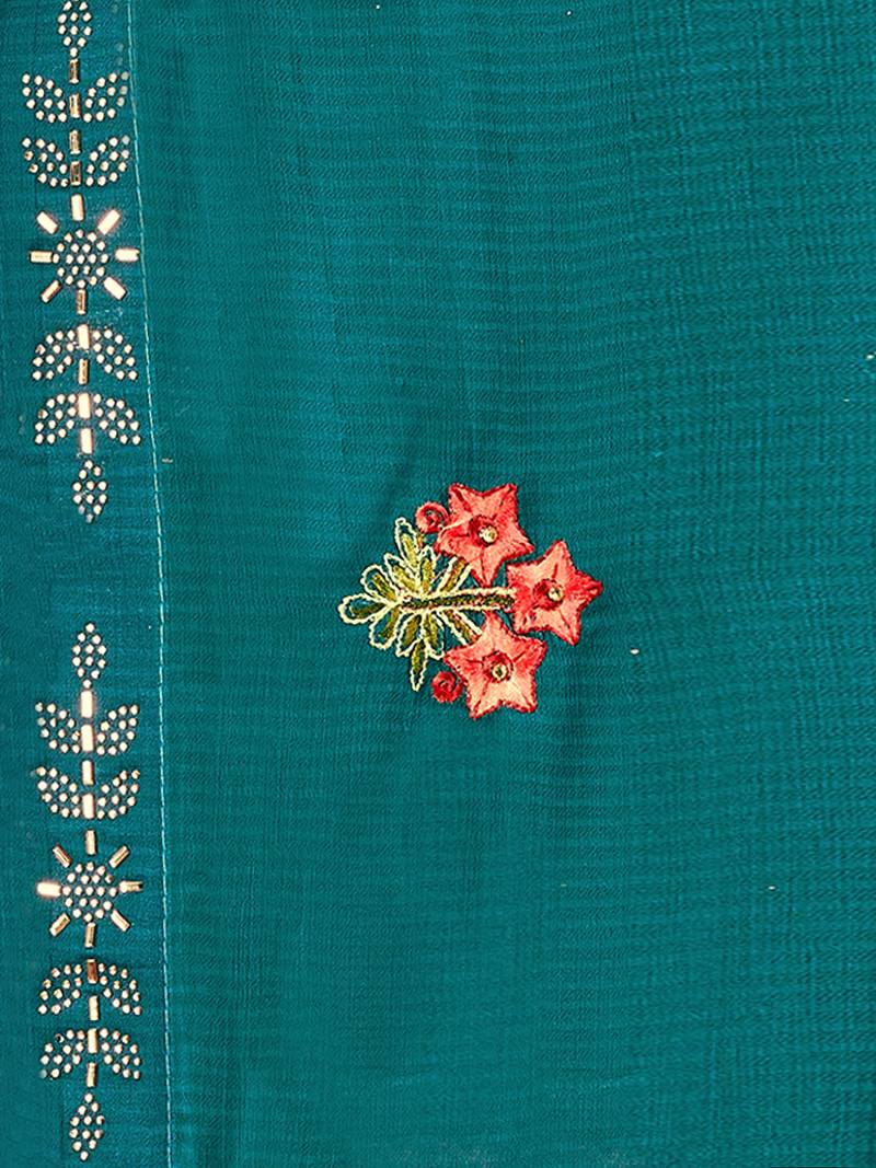 Sweet smile stylish saree with blouse set-MANGALAM-RAMA-4